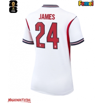 Anglia Reece James #24 Echipament de Fotbal Replică Mondial 2026 Femei Acasa